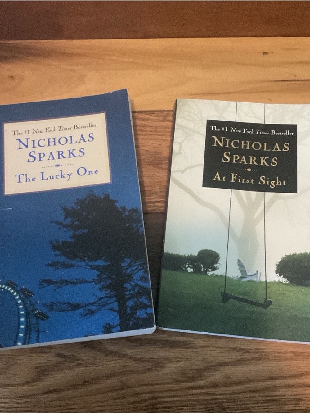 Nicholas Sparks Paperback Lot - Blue & Green Covers